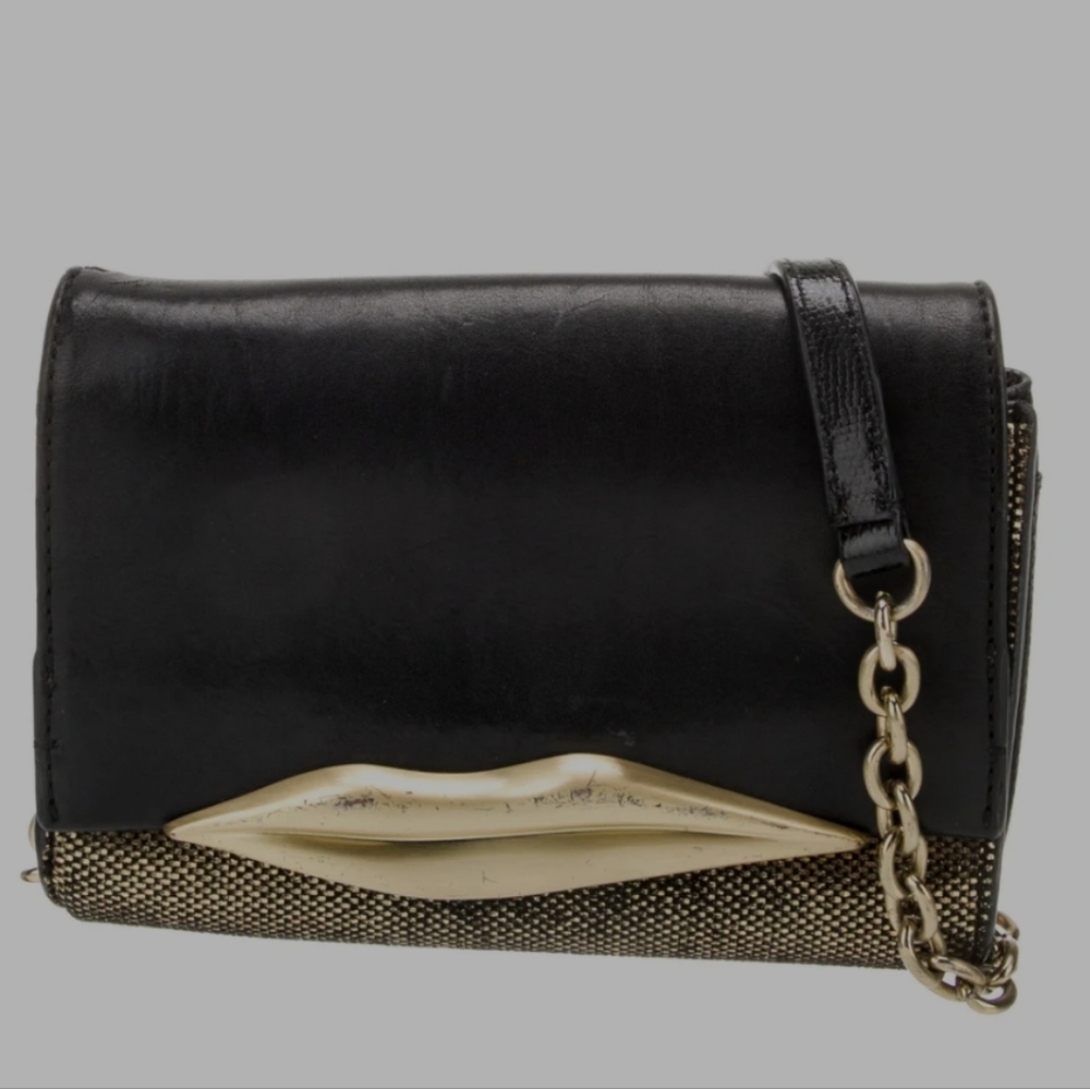 Diane Von Furstenberg Lips Motif Evening Bag